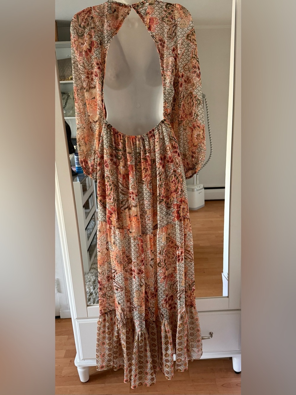 Misa Los Angeles Anahita dress Floral Tiered Maxi Dress - XS - Picture 7 of 9